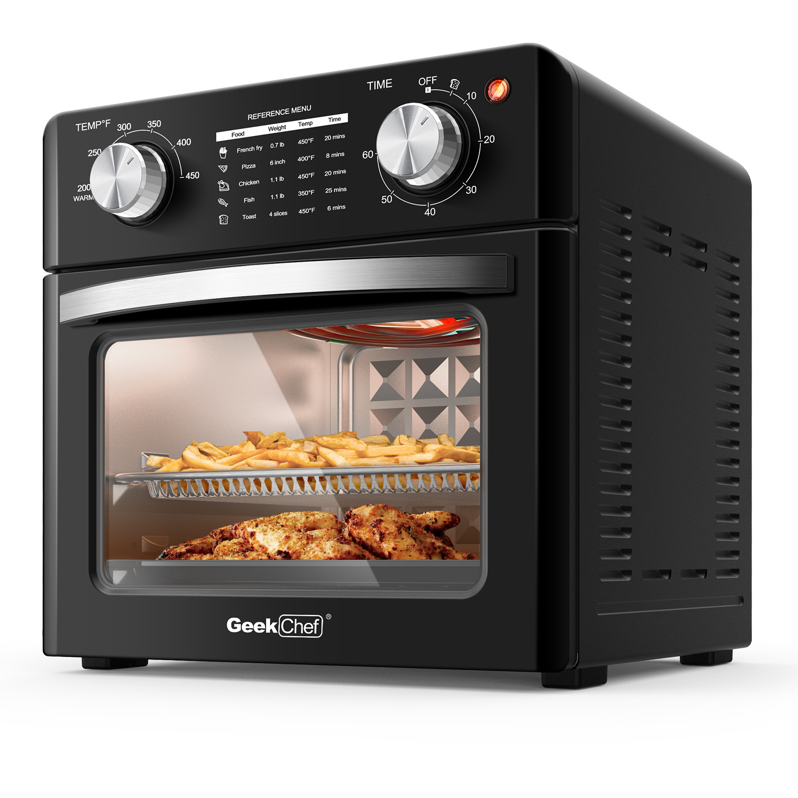 Geek Chef Air Fryer 10QT, Countertop Toaster oven