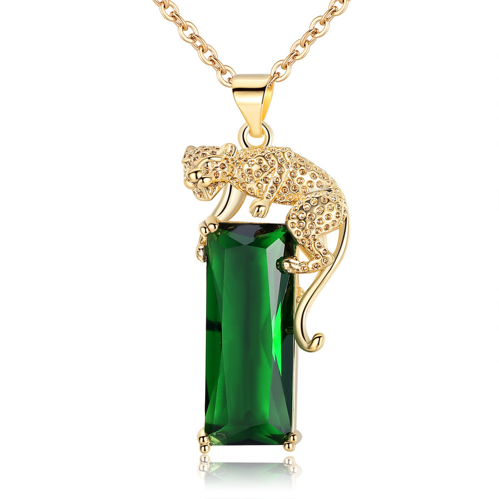 Gold Leopard Pendant