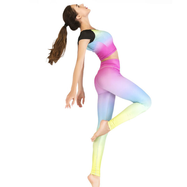 Fashion printed yoga clothes suit women - Image 2