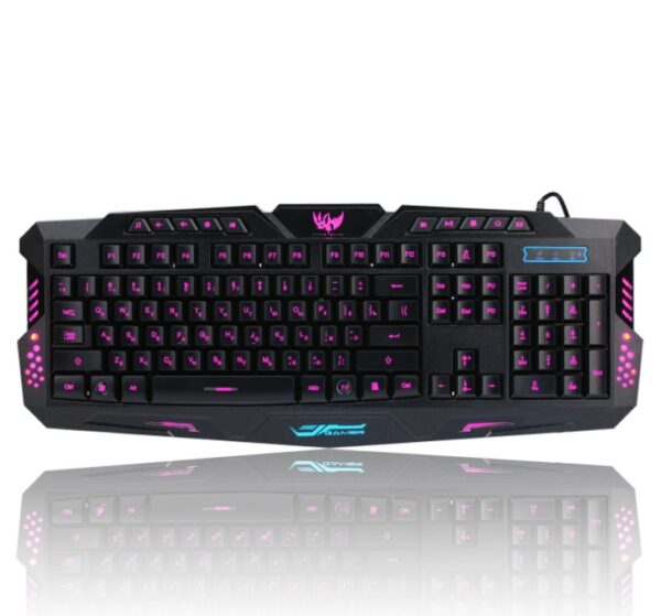 J10 tricolor backlight wired gaming keyboard - Image 3