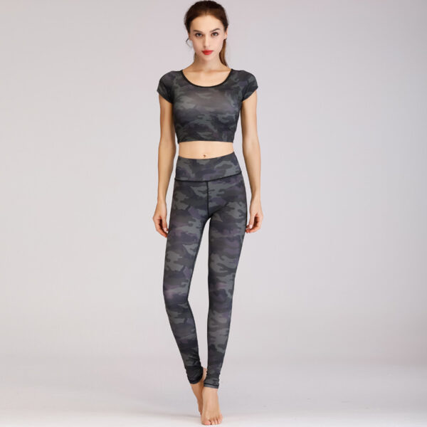 Fashion printed yoga clothes suit women - Image 5