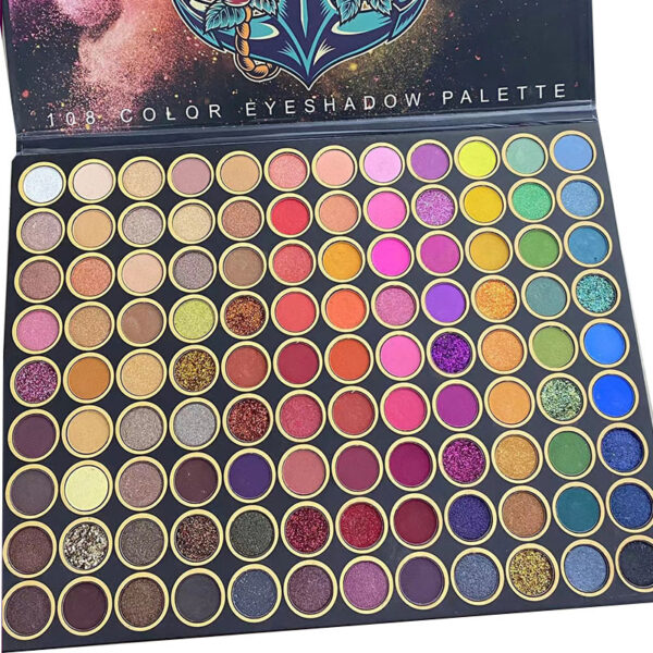 108 color eye shadow plate waterproof Make-up artist - Image 7